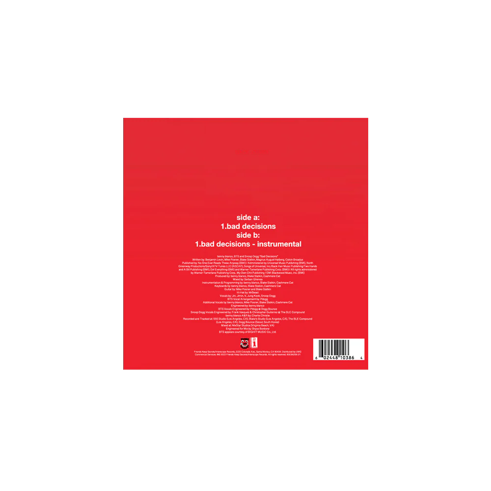Bad Decisions 7" Vinyl - Image 4