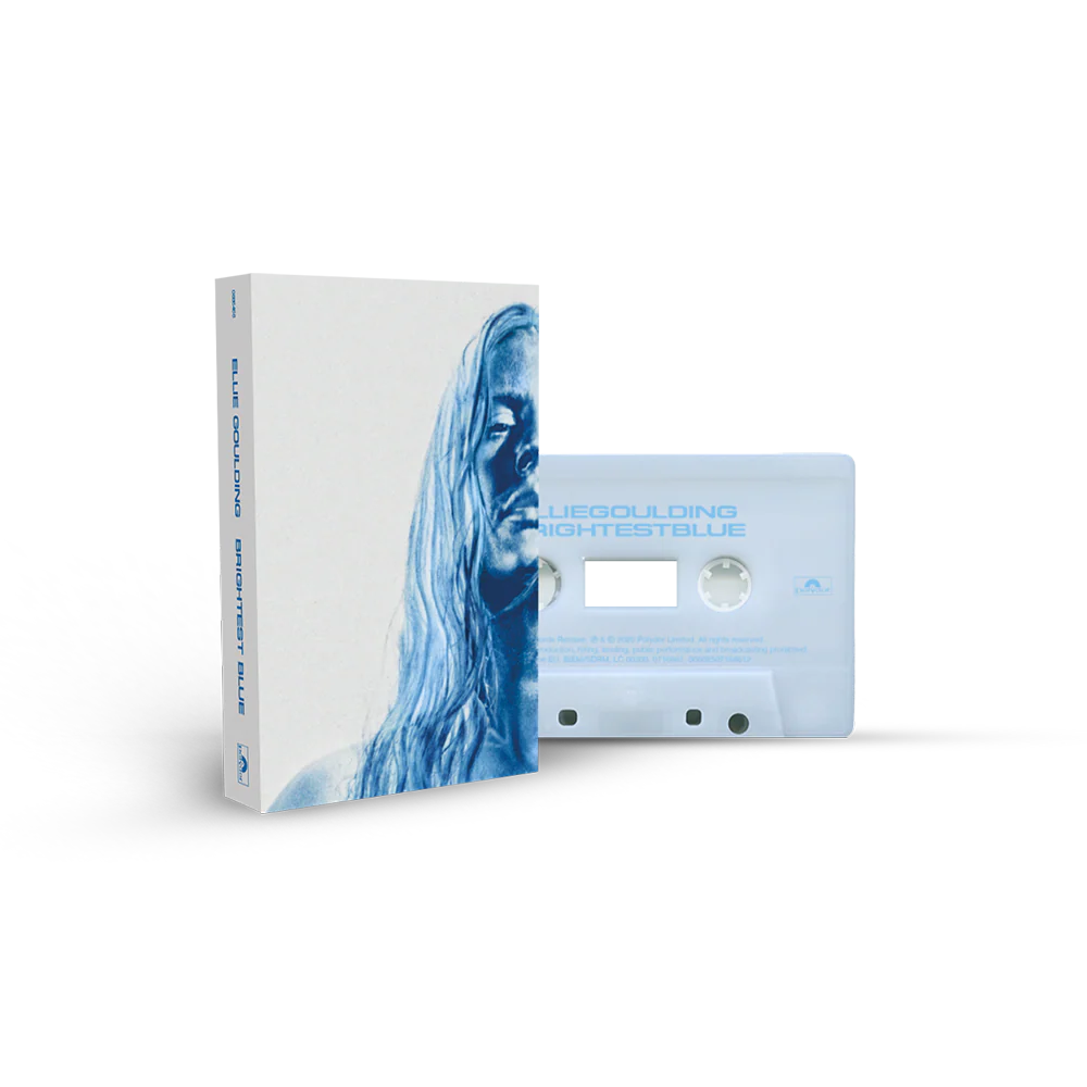 'Brightest Blue' Frosted Ice Recycled Plastic Cassette