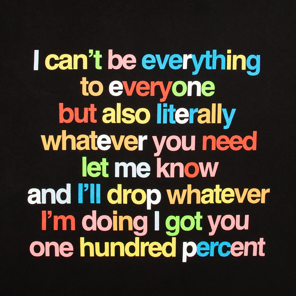 Everything to Everyone Hoodie Black - Image 4