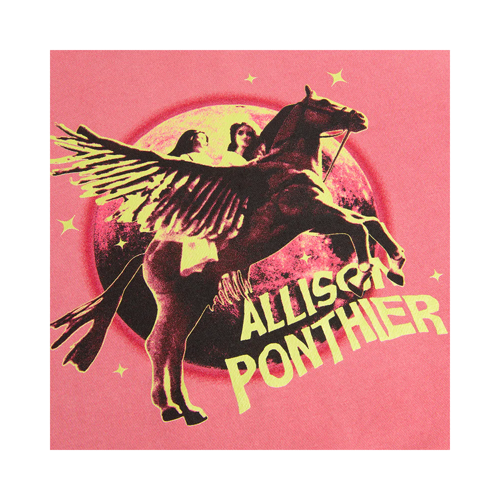 Flying Horse Pink Hoodie - Image 3