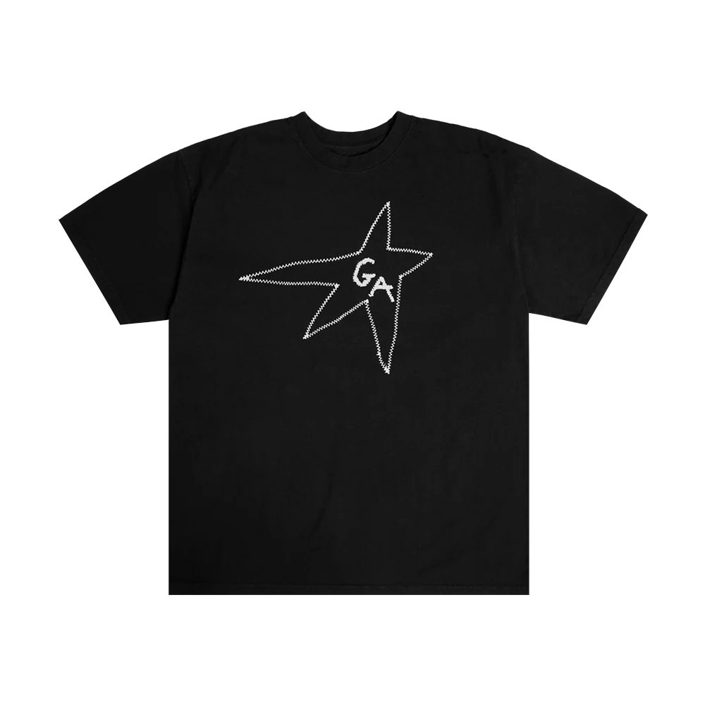 Gracie Abrams Black Star Stitch T-Shirt