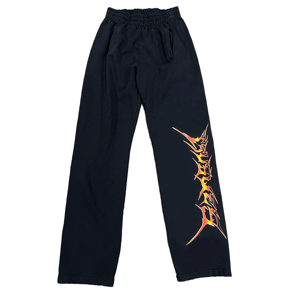 HXG i5u5we5 OPEN HEM SWEATPANTS