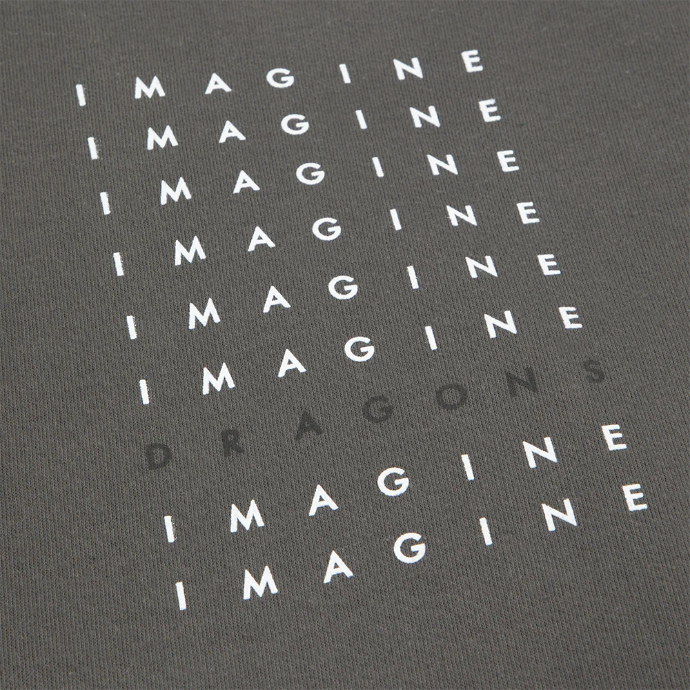 Imagine Dragons Charcoal Stacked Hoodie - Image 2