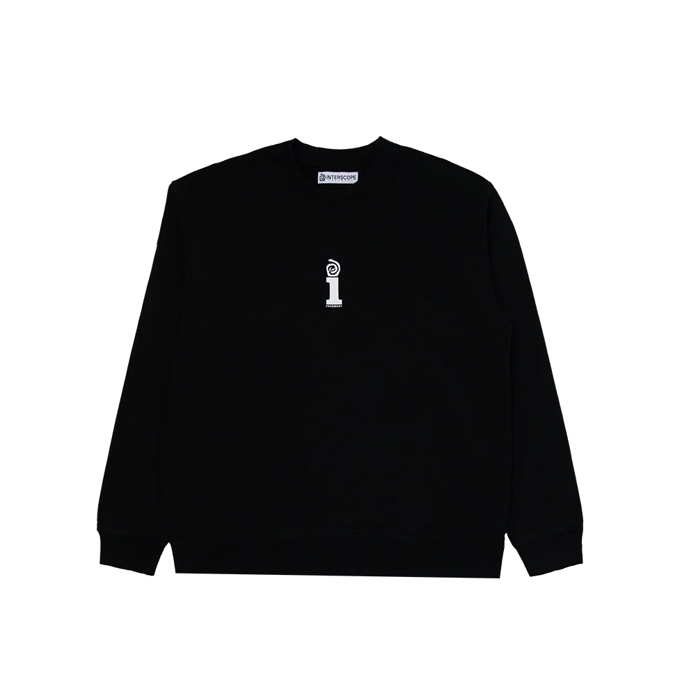 Interscope x Fragment Collection 01 - Black Crewneck