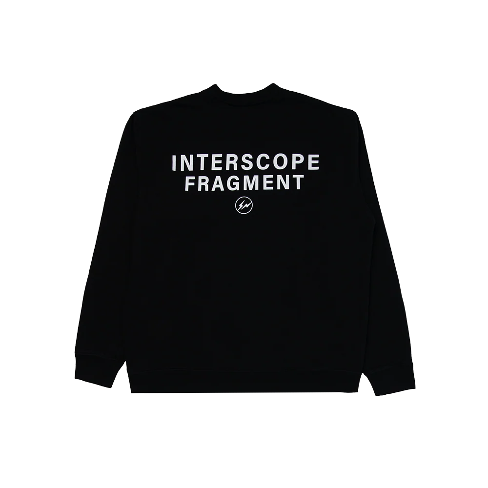 Interscope x Fragment Collection 01 - Black Crewneck - Image 2