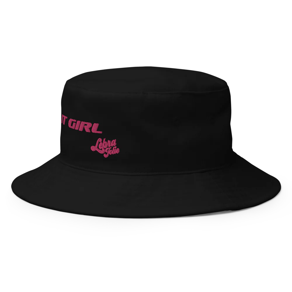 "It Girl" Black Bucket Hat - Image 2