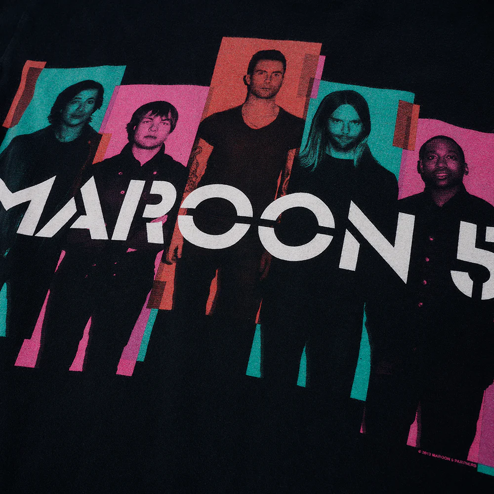 Maroon 5 North America Vintage Tour T-Shirt - Image 3