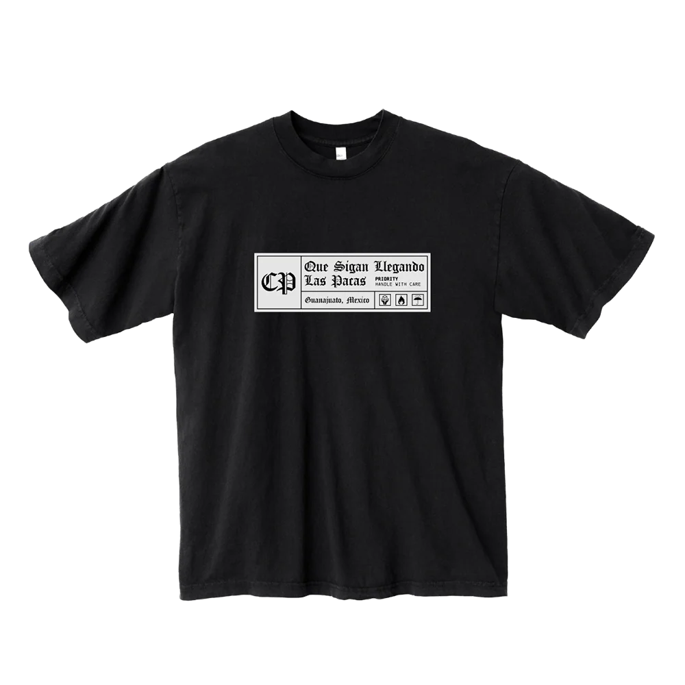 "Que Sigan Llegando Las Pacas" Black T-Shirt