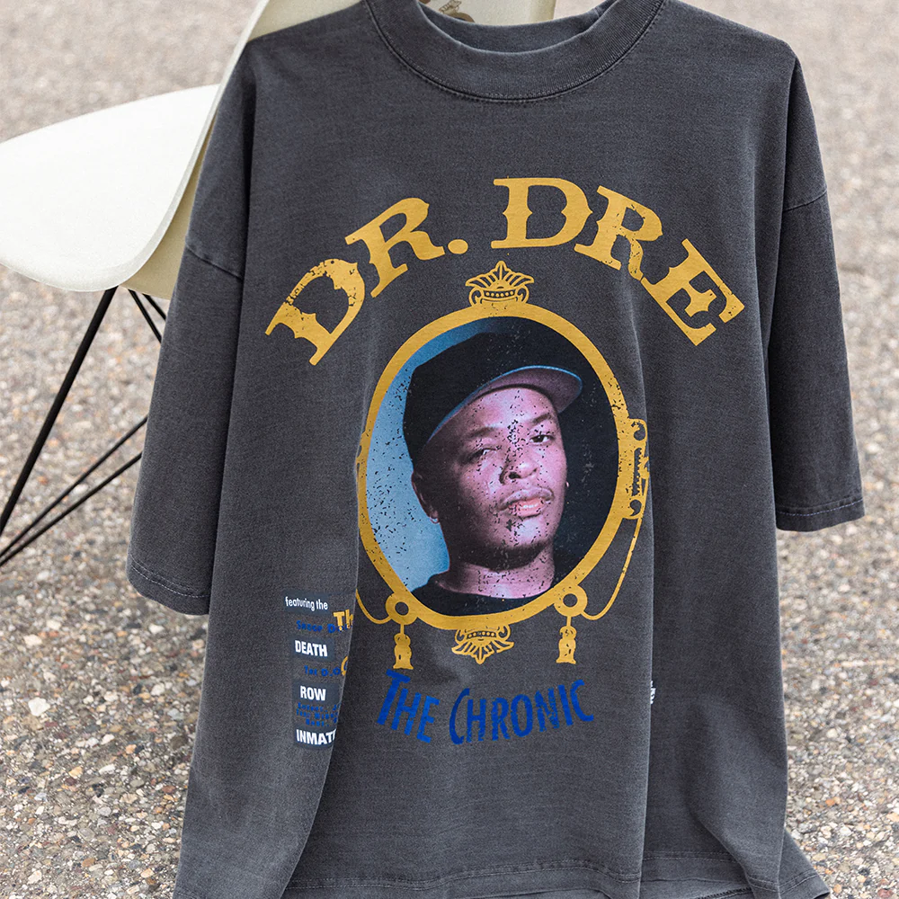 The Chronic Jumbo Print Tee - Vintage Black - Image 3