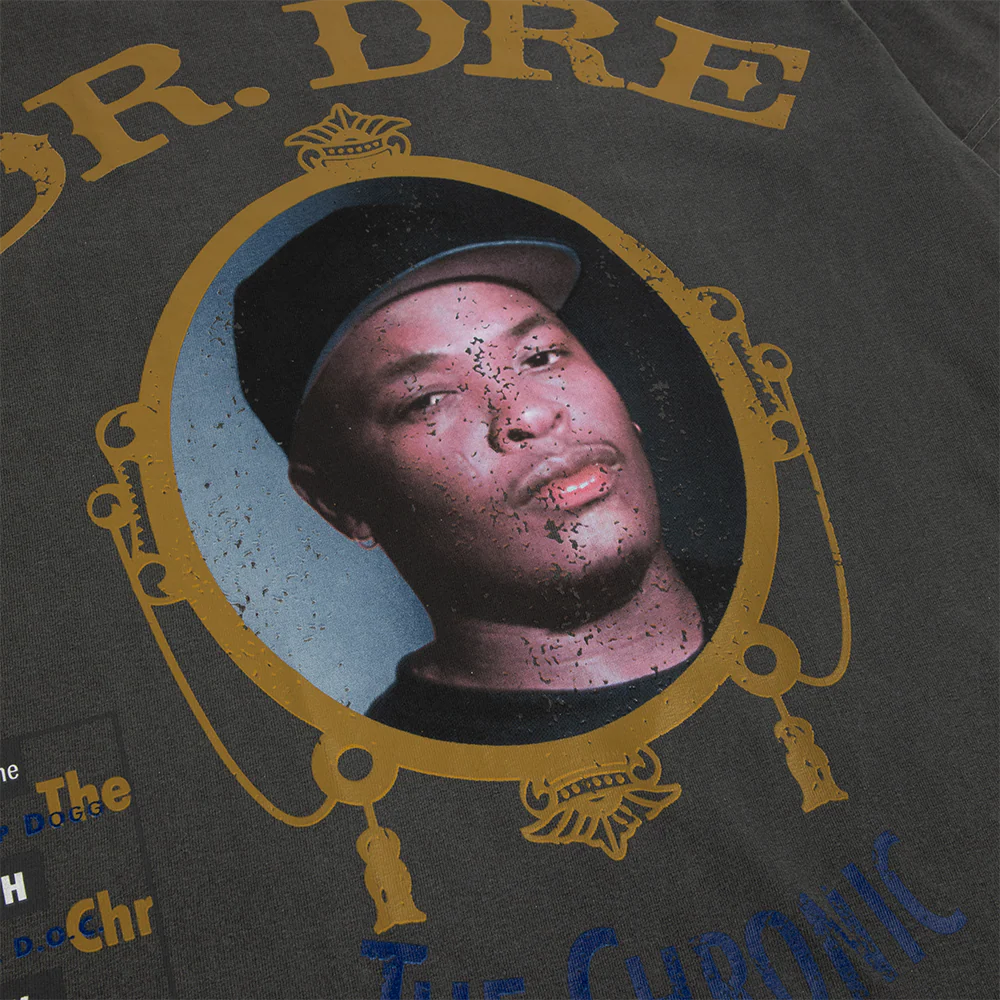 The Chronic Jumbo Print Tee - Vintage Black - Image 6