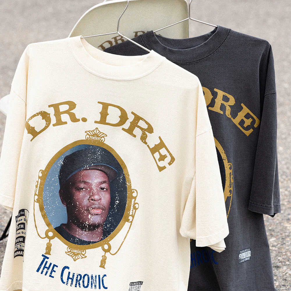 The Chronic Jumbo Print Tee - Vintage White - Image 3