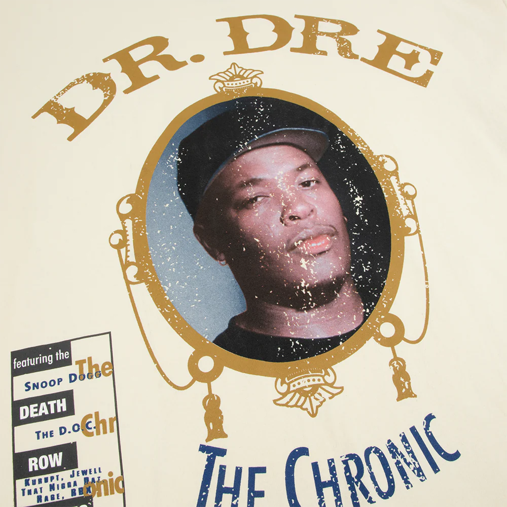 The Chronic Jumbo Print Tee - Vintage White - Image 5