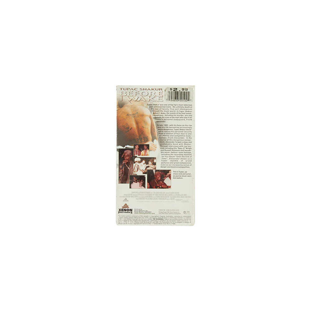 Tupac Before I Wake VHS - Image 2
