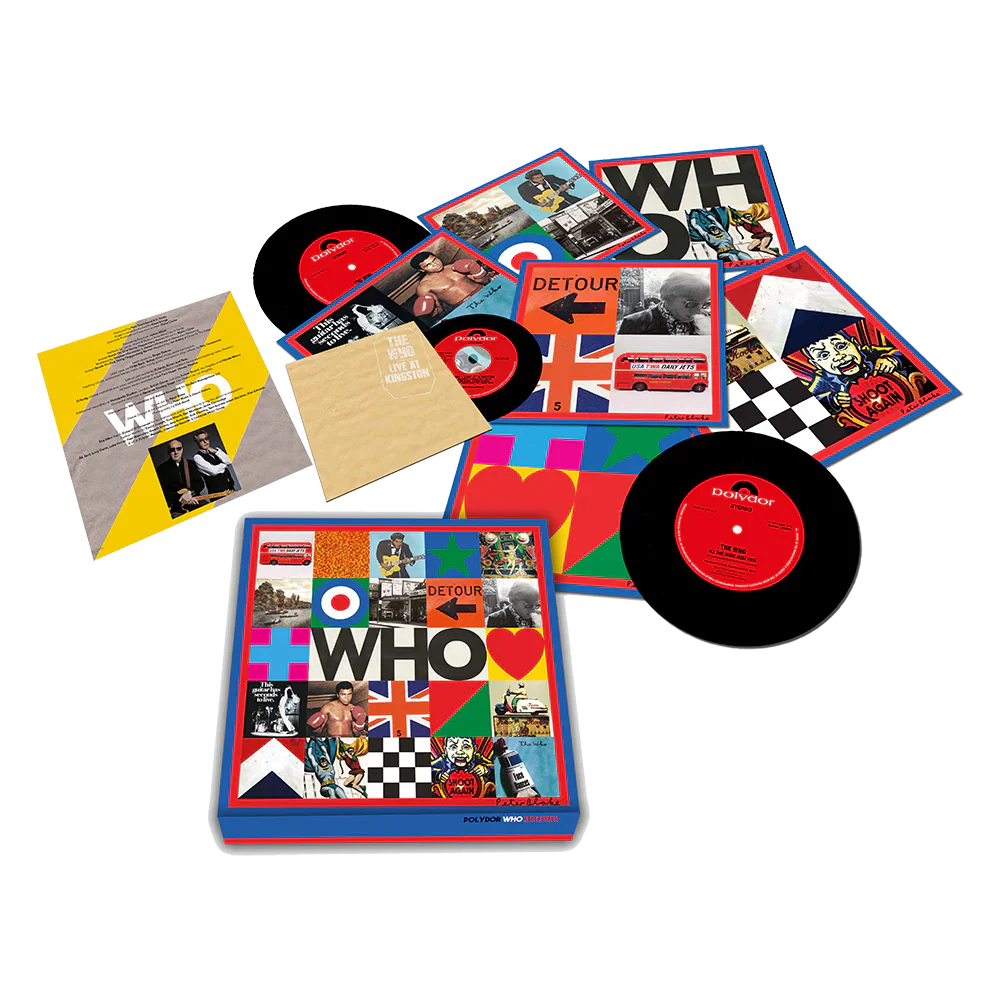 WHO 7” Box Set w/ Live at Kingston CD